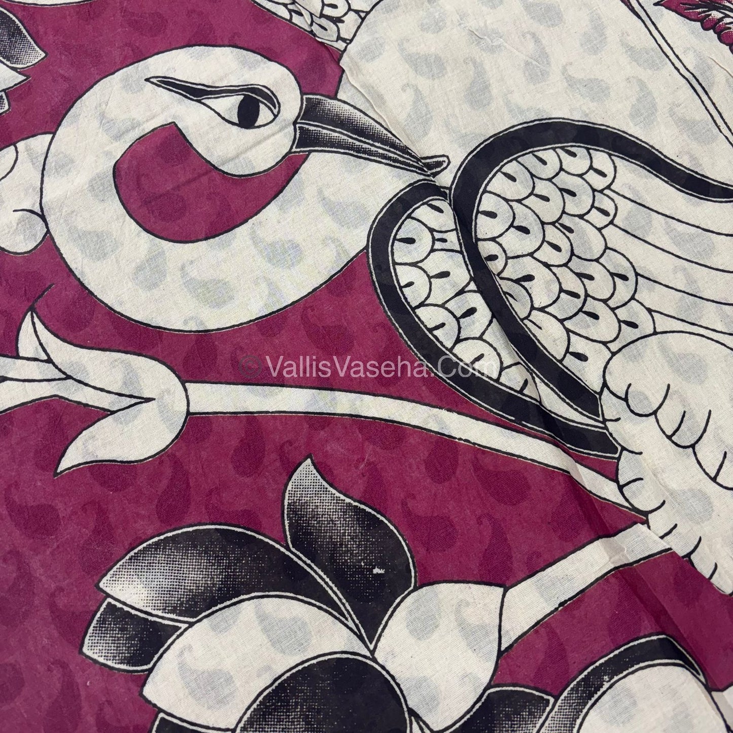 Pure Kalamkari Cotton Saree - VVPKC002