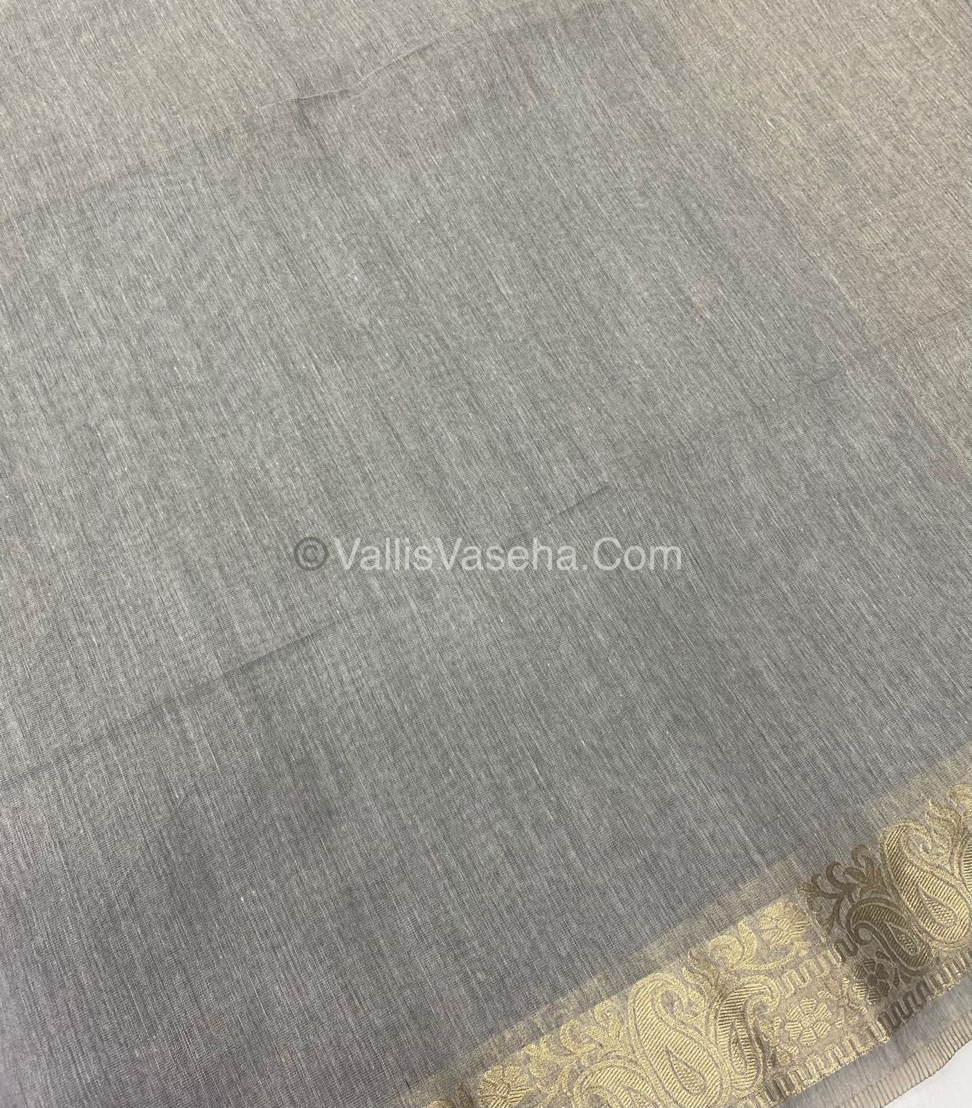 Chanderi Mixed Cotton Saree - VVCMC001