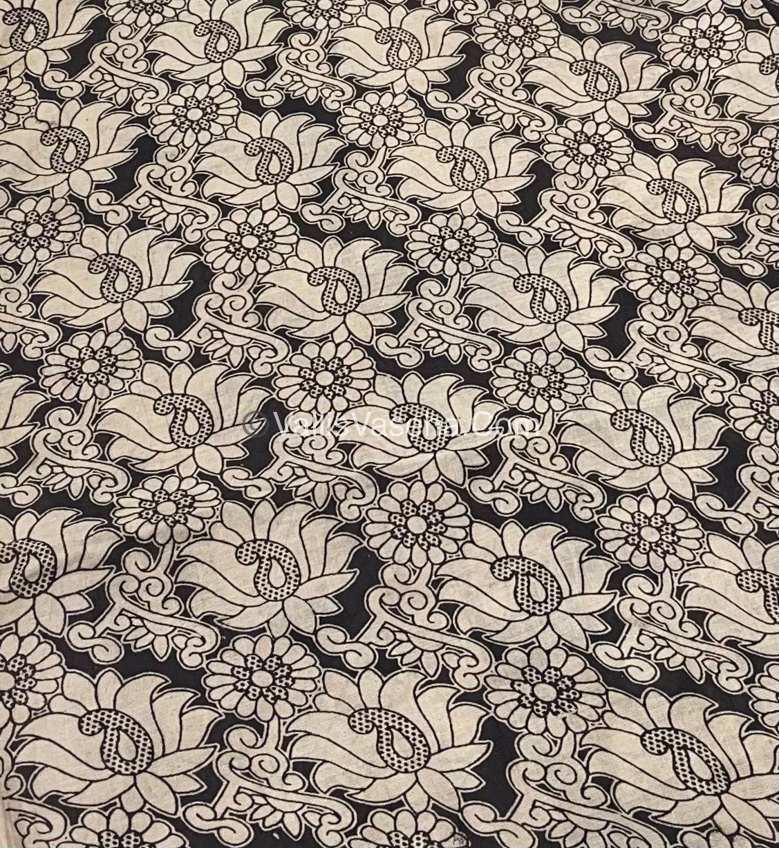 Pure Kalamkari Cotton Saree - VVPKC001