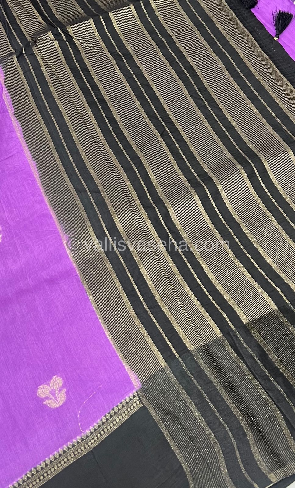 Russian Viscose - Premium Viscose Saree - Retta Petta Border- VVRVS002