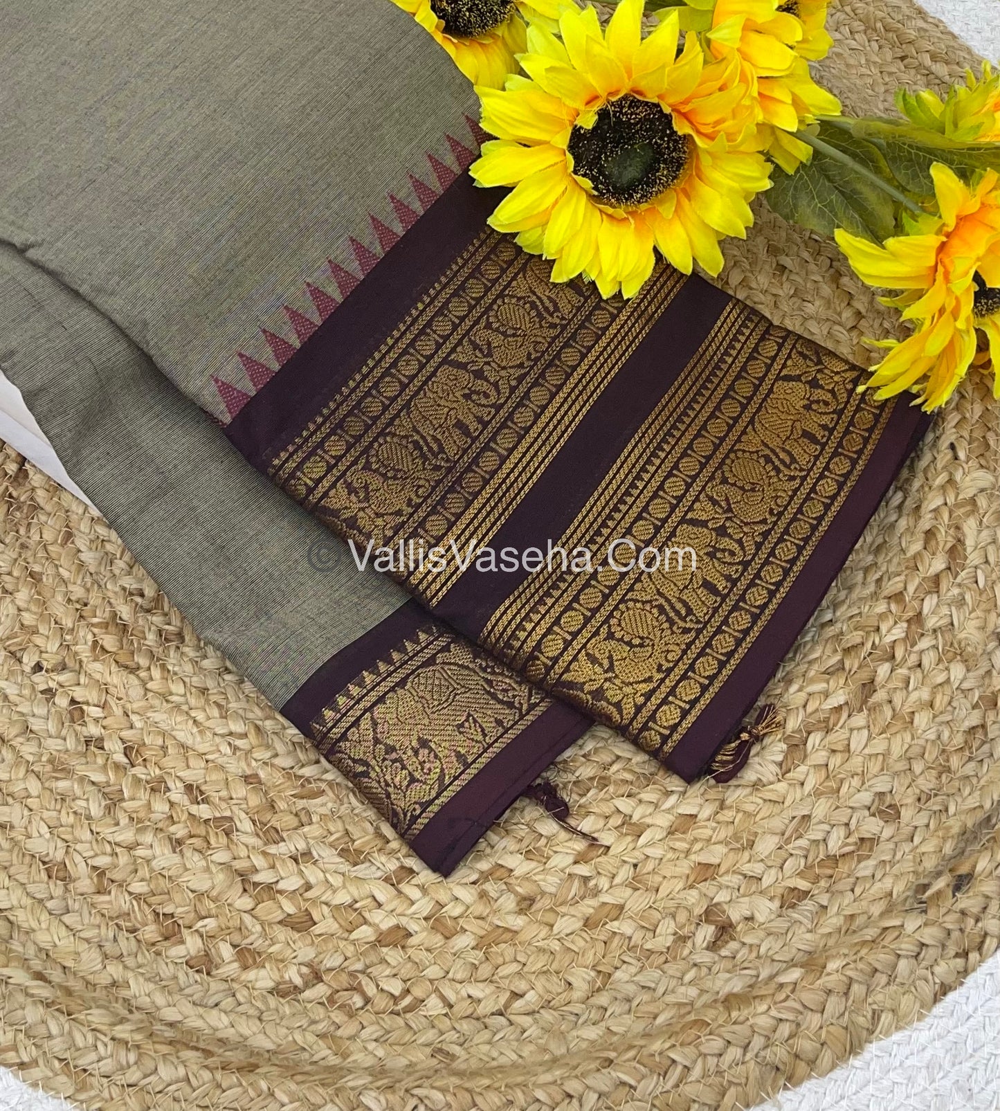 Kanchi Cotton Saree - VVKCS008