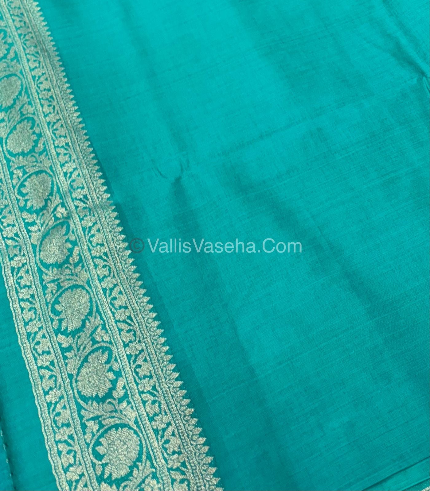 Banarasi - Heritage Silk - Semi Kathan Silk - Ramar Blue Shade- VVBHS001