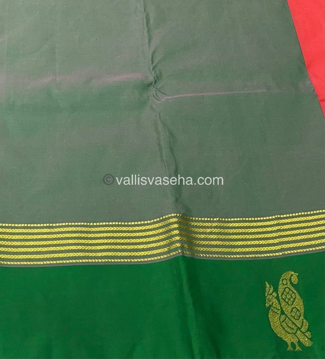 Semi Silk Saree - Kanchi Pattu Style - VVSSS004