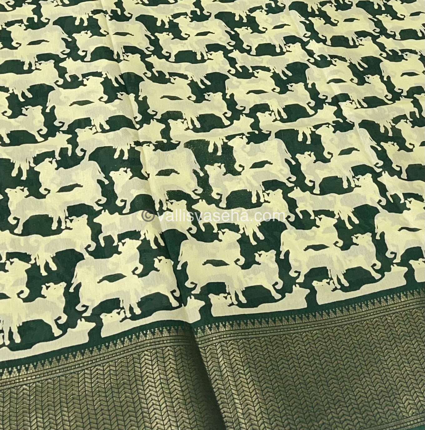 Semi Binny Silk | Pitchwai print | Happy sale | 30% less - VVHS003
