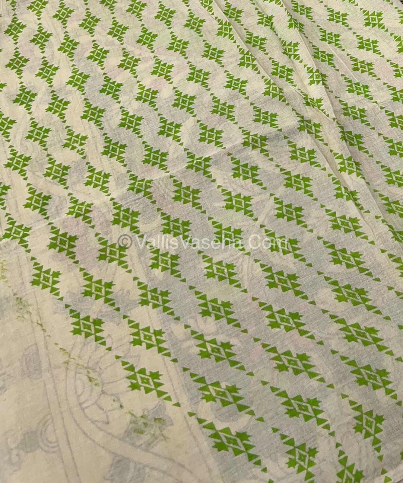Pure Kalamkari Cotton Saree - VVPKC002