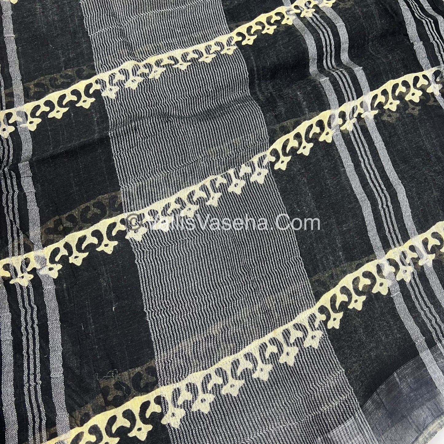 Linen Mixed Cotton Saree |VVLMP001