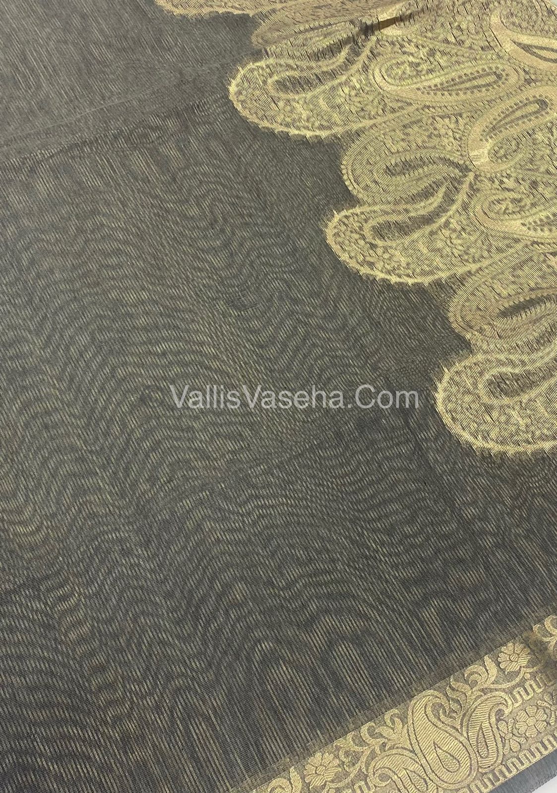 Chanderi Mixed Cotton Saree - VVCMC001