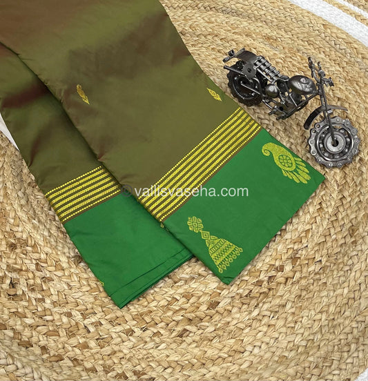 Semi Silk Saree - Kanchi Pattu Style - VVSSS004
