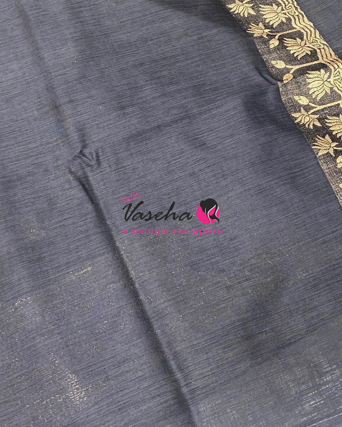 Banarasi - Heritage Meenakari Silk - Black Shade - VVBHS014