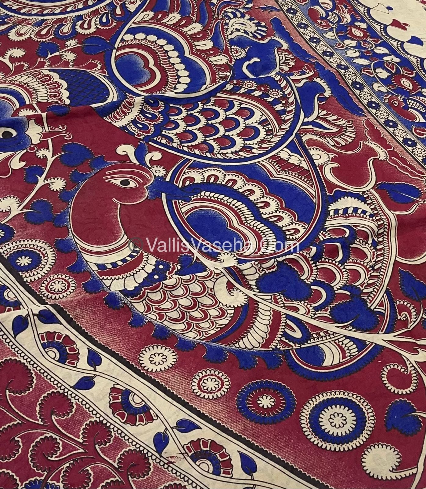 Pure Kalamkari Cotton Saree - VVPKC001