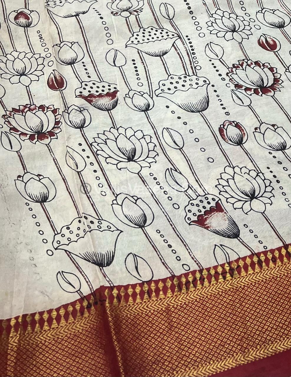 Chennur Silk | Kalamkari Prints | VVCS005