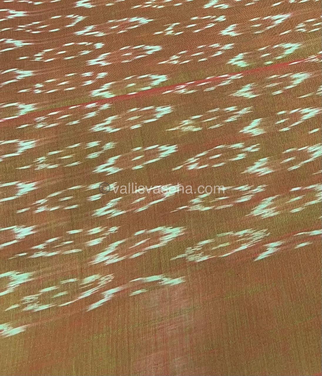 Ikkat Mercerised Cotton Saree - VVIKS001