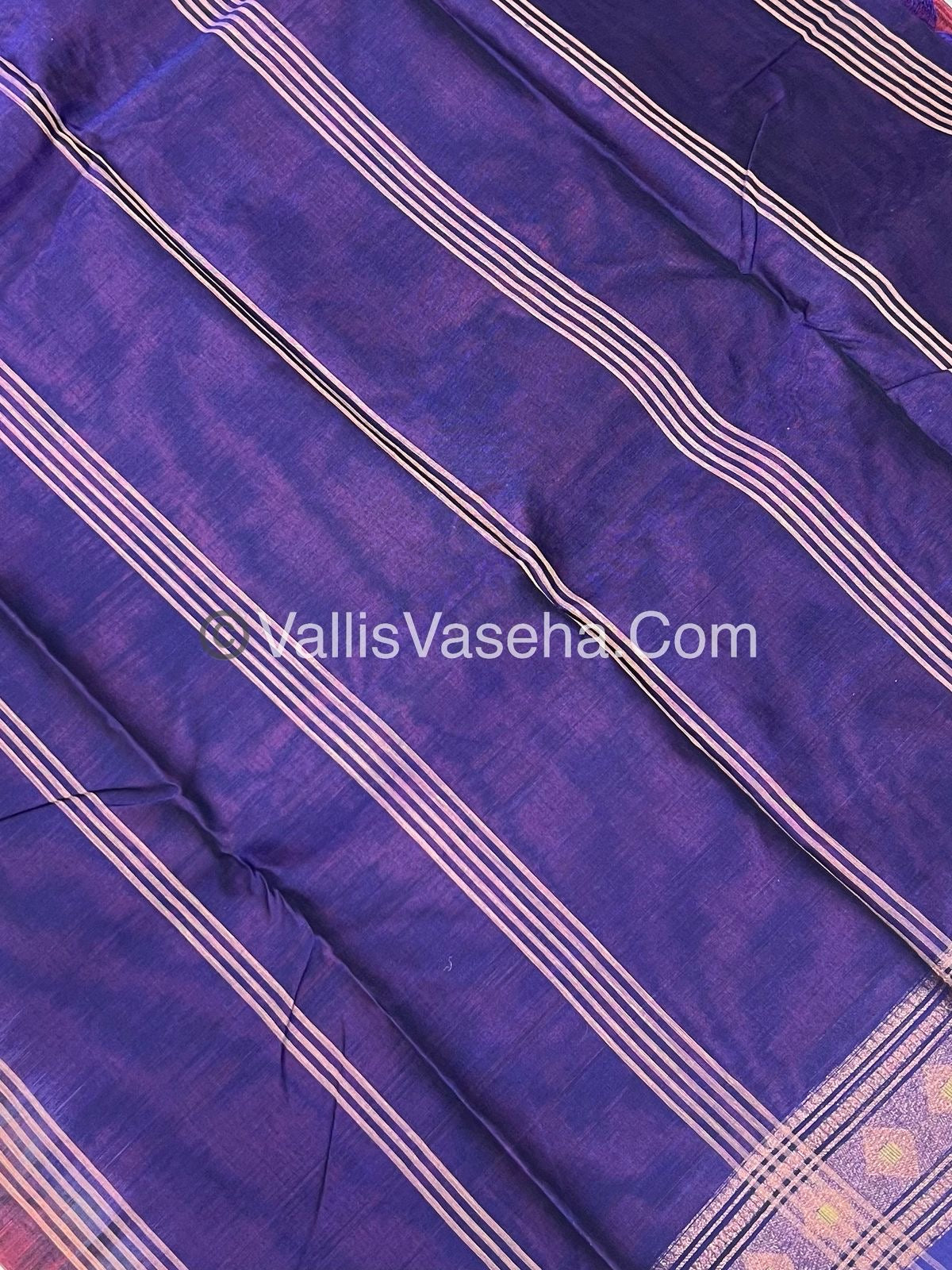 Dhaka Cotton Saree - VVDCS002