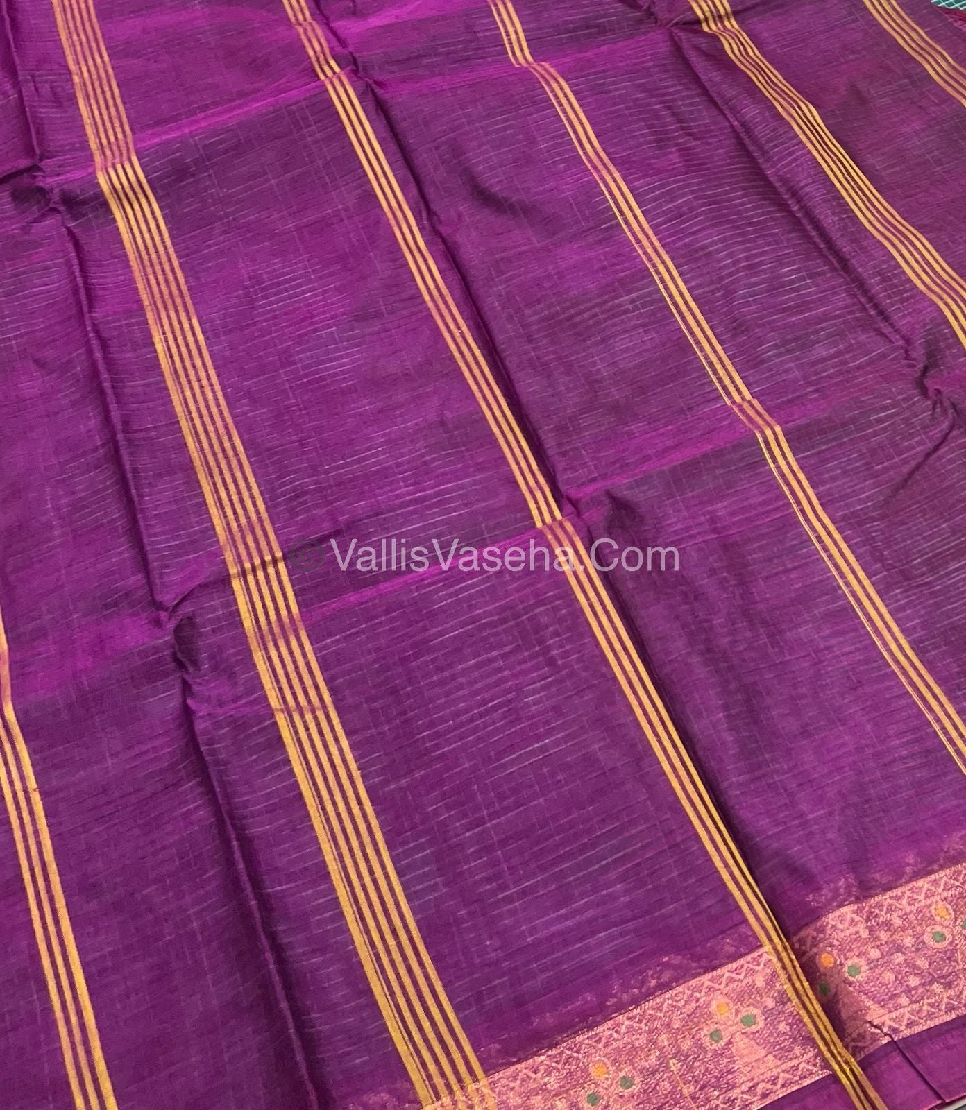 Dhaka Cotton Saree - VVDCS001