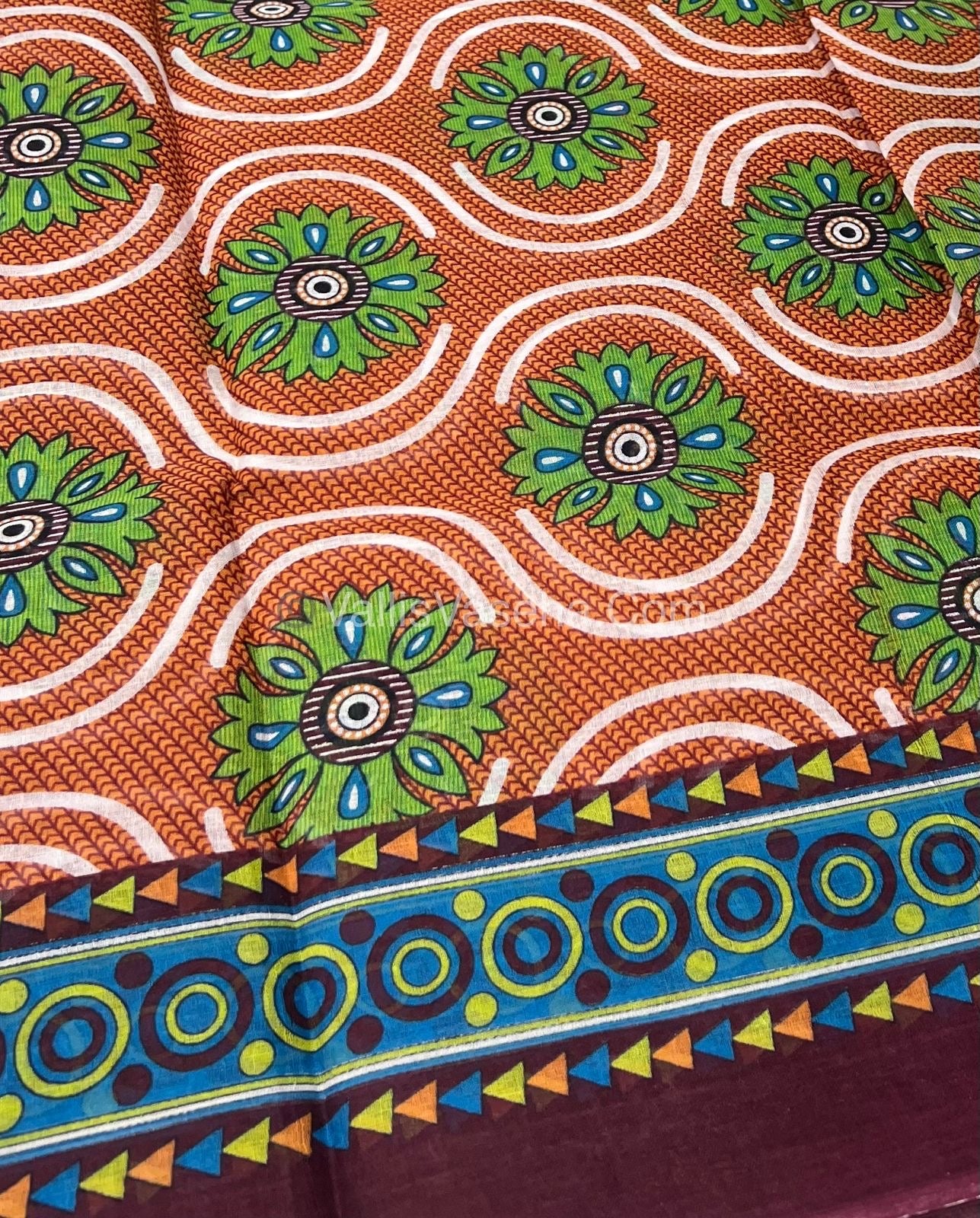 Pure Cotton Voile Saree | VVPVS001
