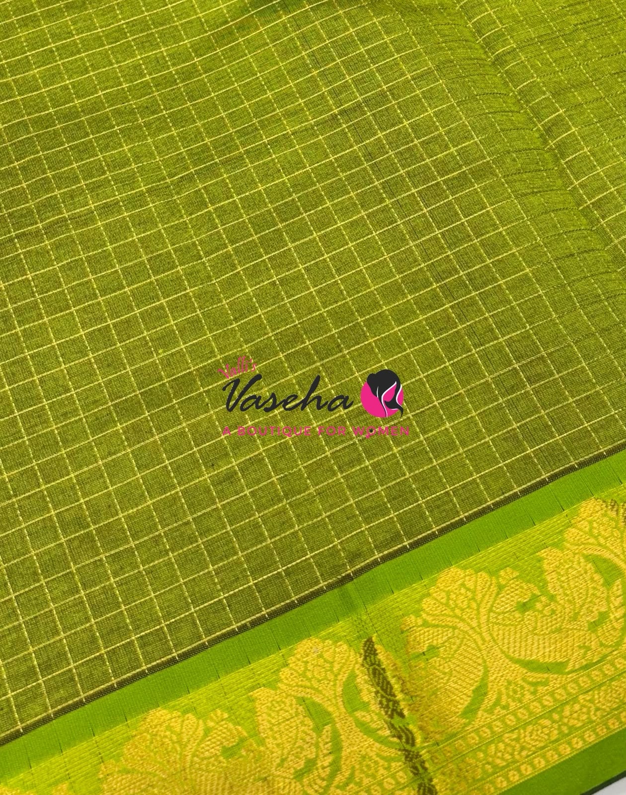 Semi Silk Cotton Saree | Lakshadeepam |VVSSC009