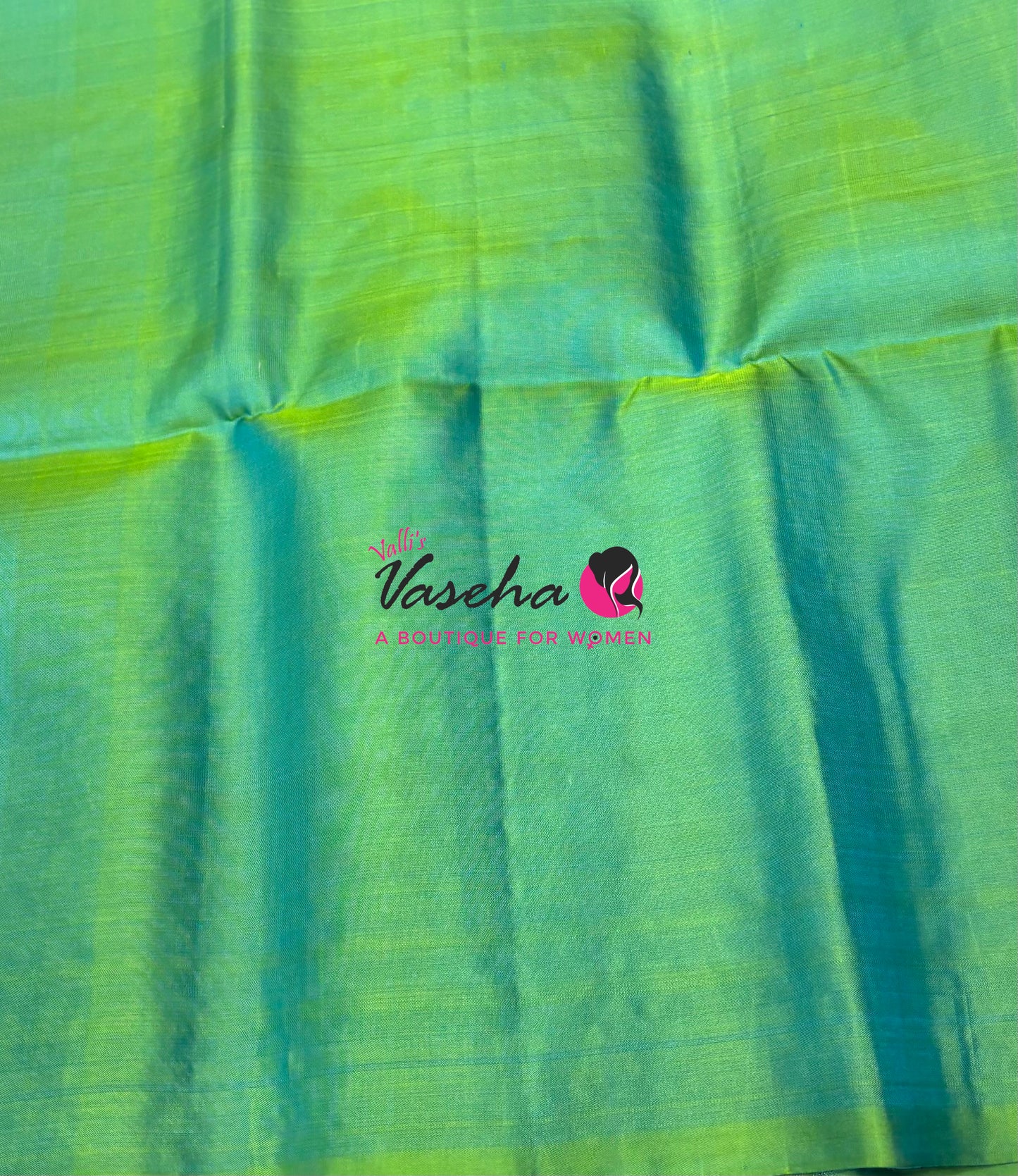 Pure Soft Silk Saree - Purple With Green - VVPSS094