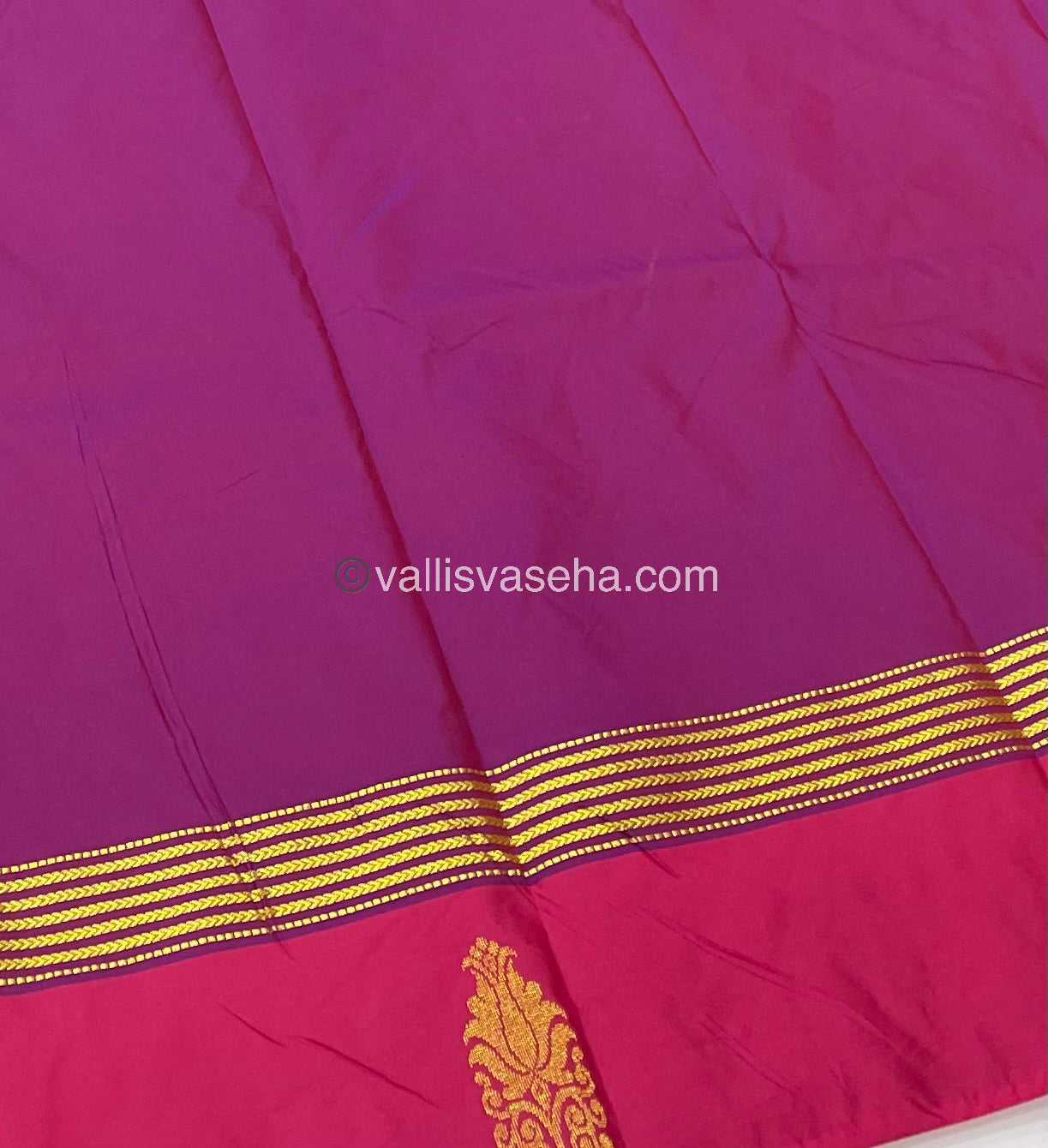 Semi Silk Saree - Kanchi Pattu Style - VVSSS004