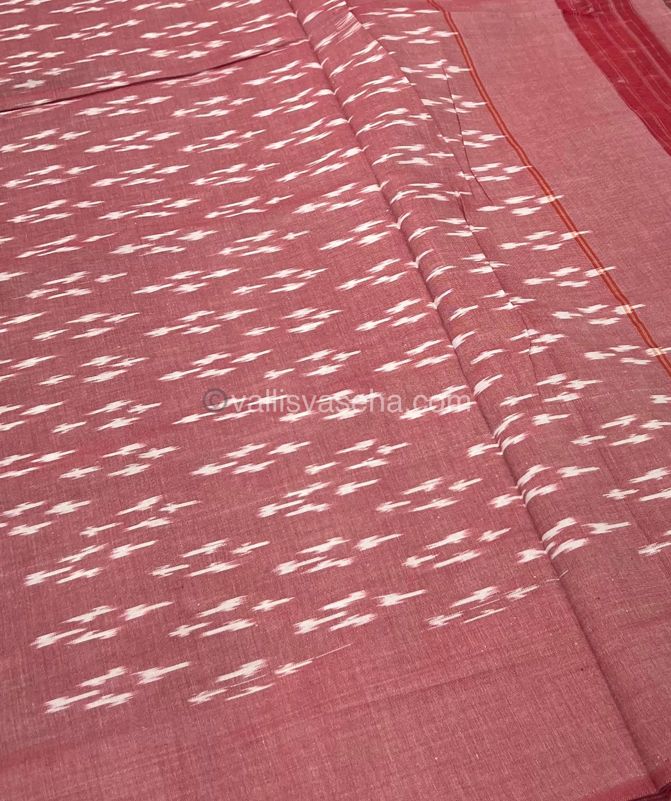 Ikkat Mercerised Cotton Saree - VVIKS001