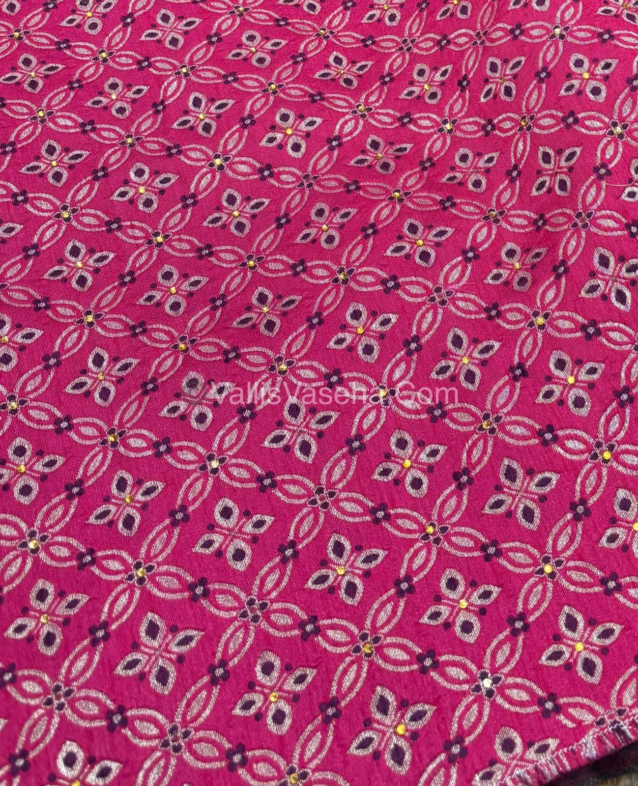 50% less - Offer Saree - Grape Silk Saree - VVDS003
