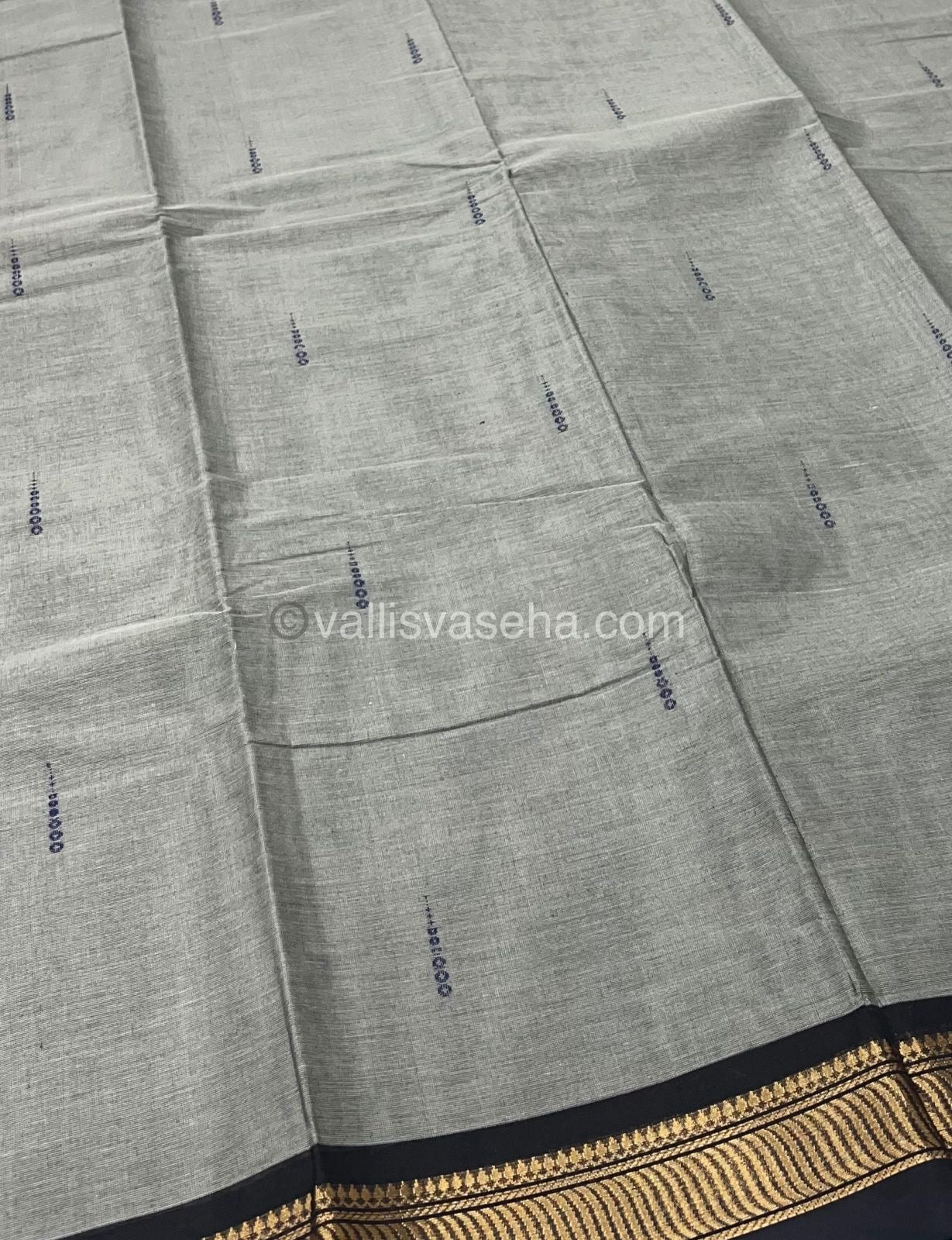 Kanchi Cotton Saree - Butta Design VVKCS008
