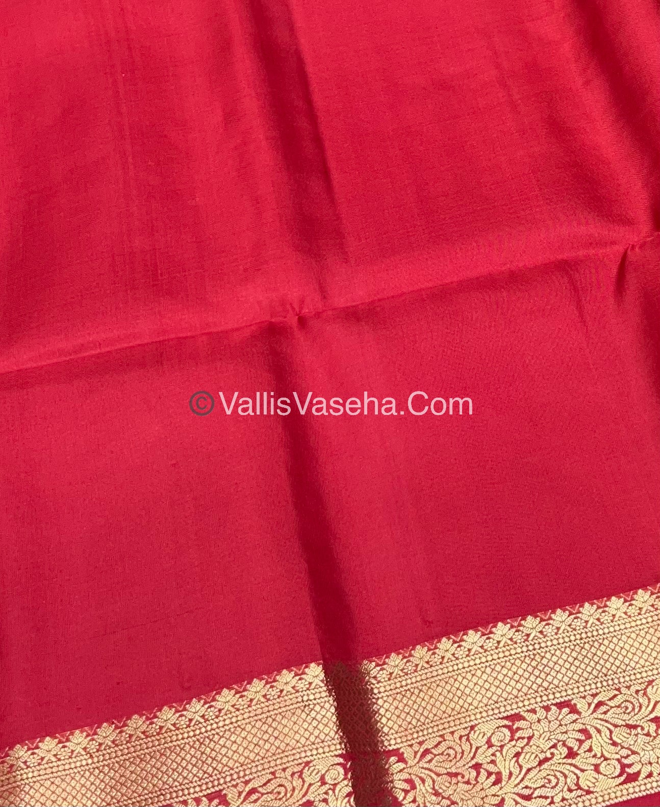 Pure Soft Silk Saree - Kanchi Border - VVPSS033