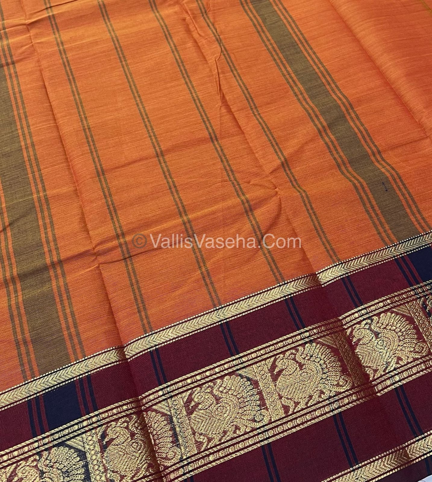 Kanchi Cotton Saree - VVKCS007