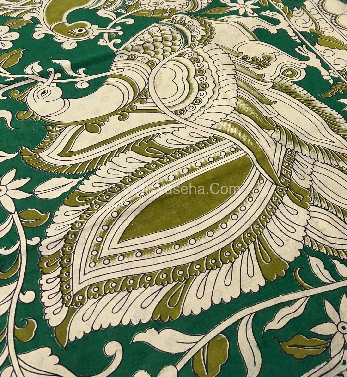 Pure Kalamkari Cotton Saree - VVPKC002