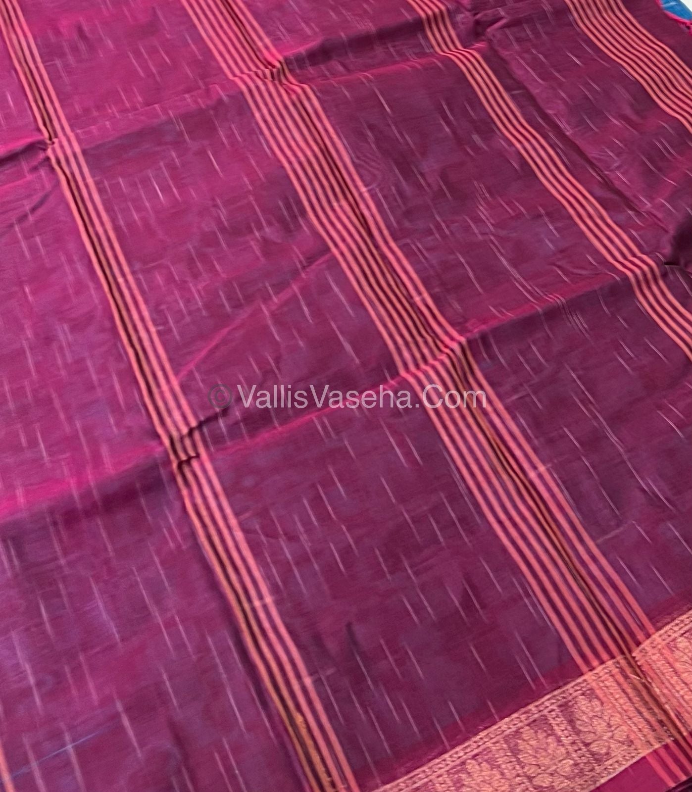 Dhaka Cotton Saree - VVDCS001