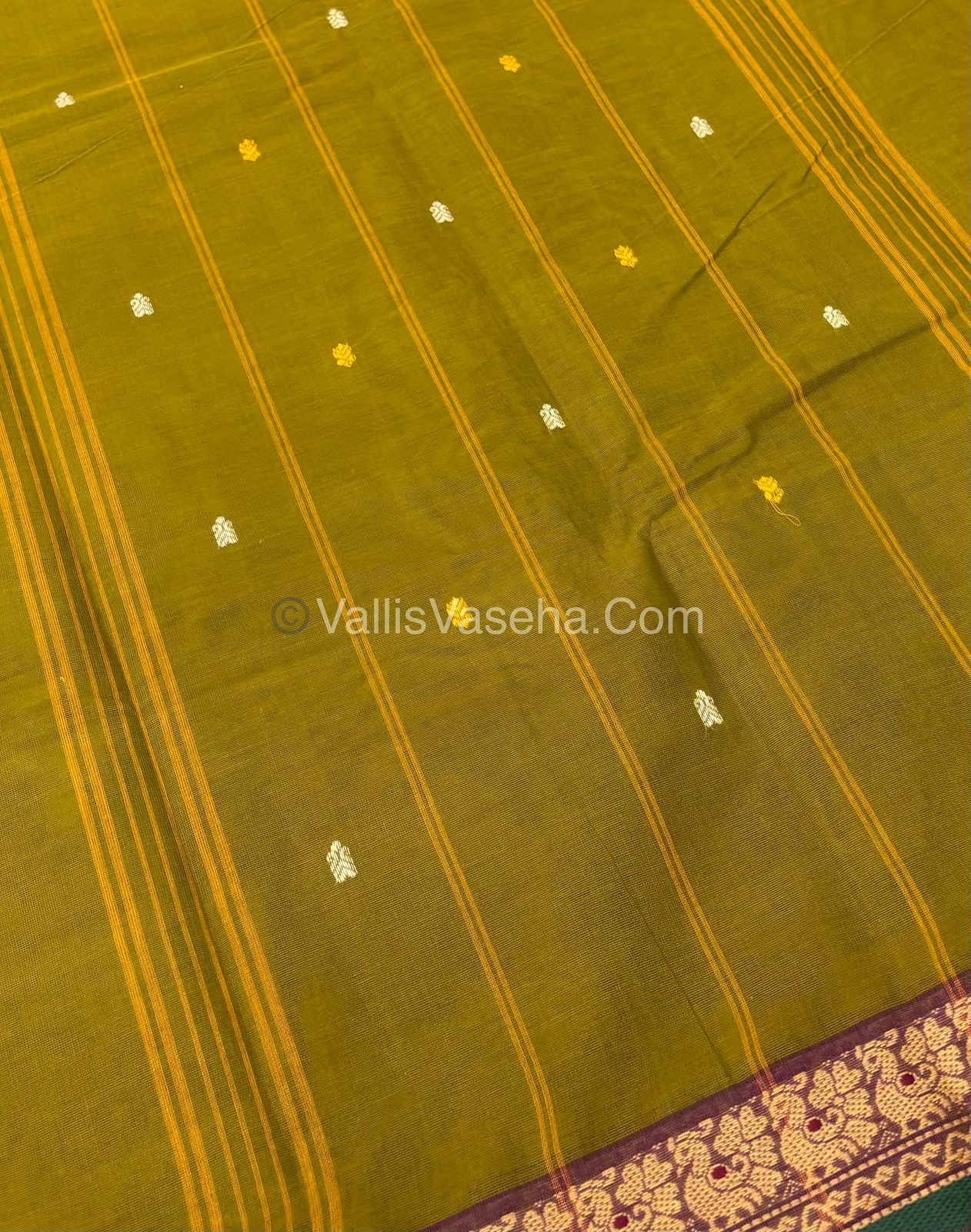 Kanchi Cotton Saree - VVKCS017