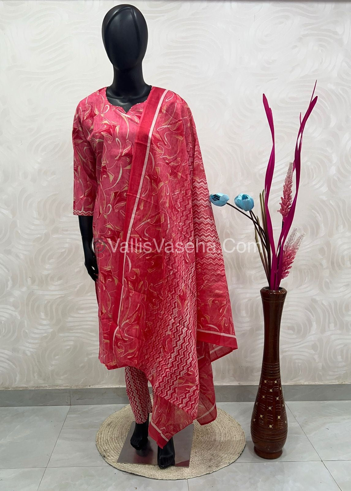 Ready Made - Salwar, Kameez & Duppatta(3pc) - Printed - VVRBS002