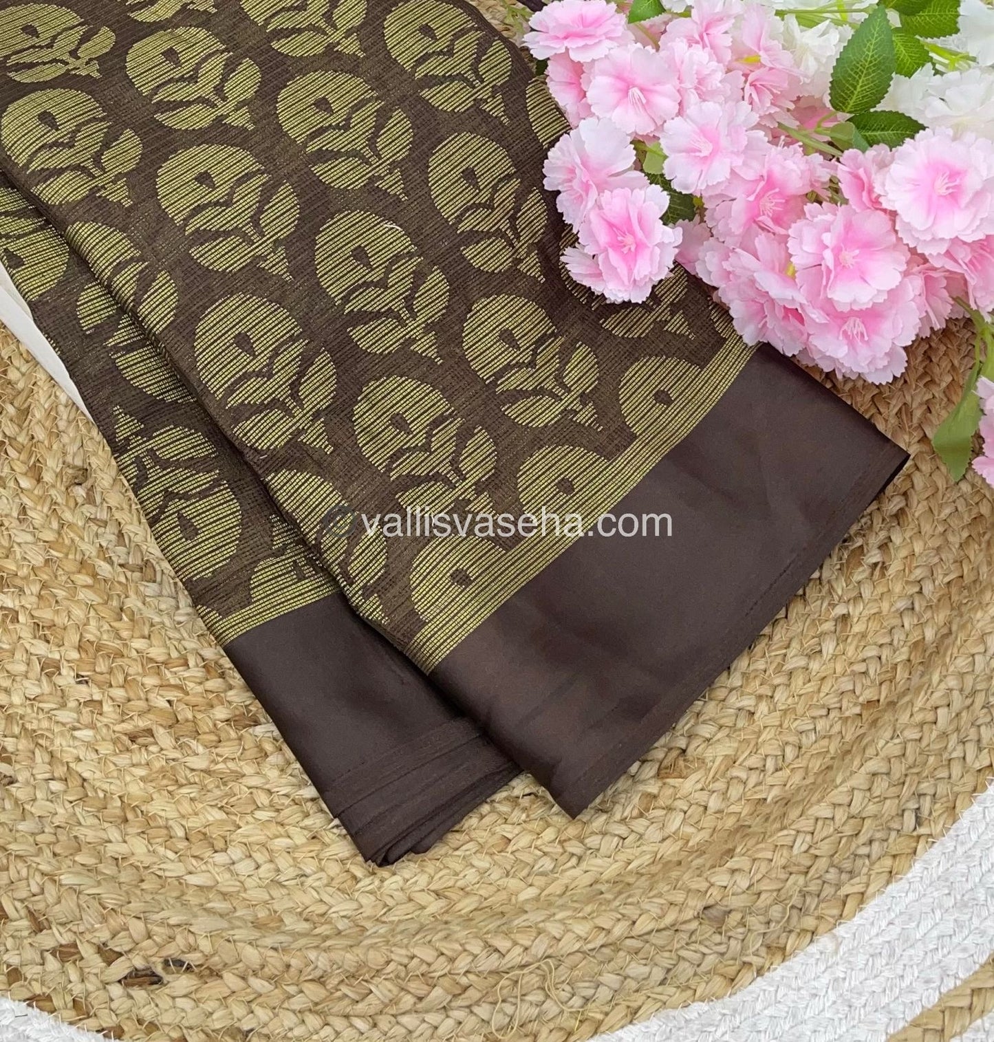 Mixed Cotton Brasso Saree - VVBS001