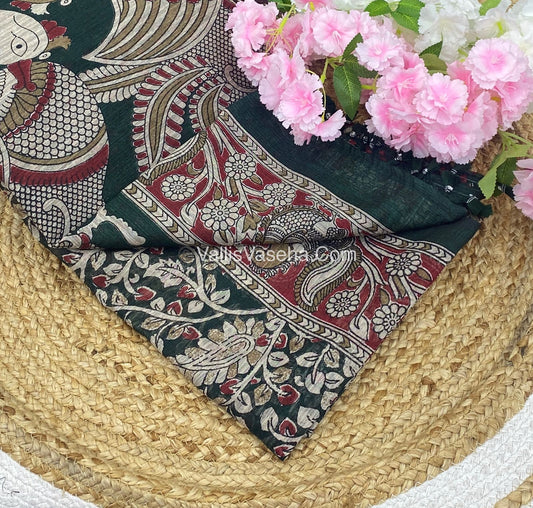 Jute Mixed Cotton Saree | VVJCS001