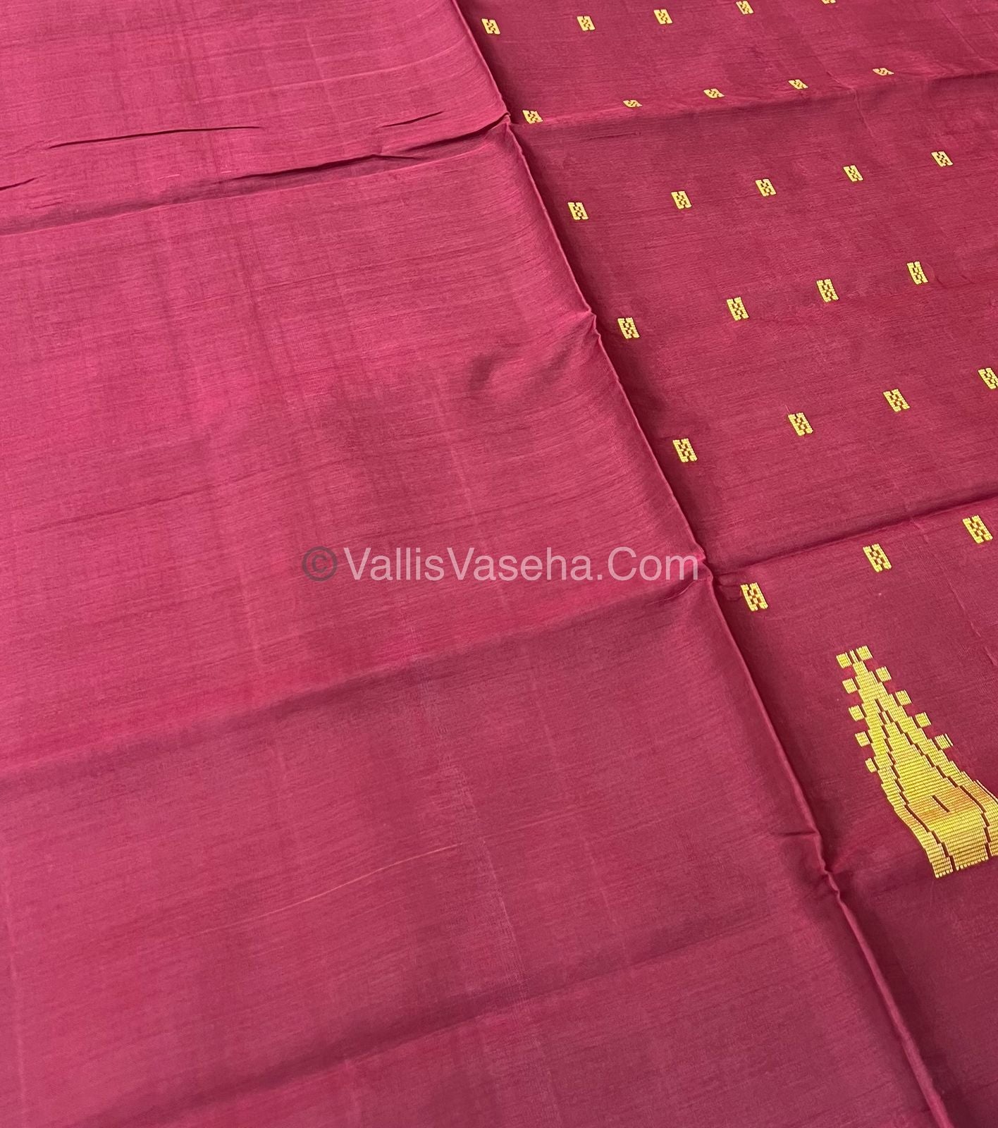 Vazhai Pattu Saree / Banana Pith - With Out Blouse - VVVPS001