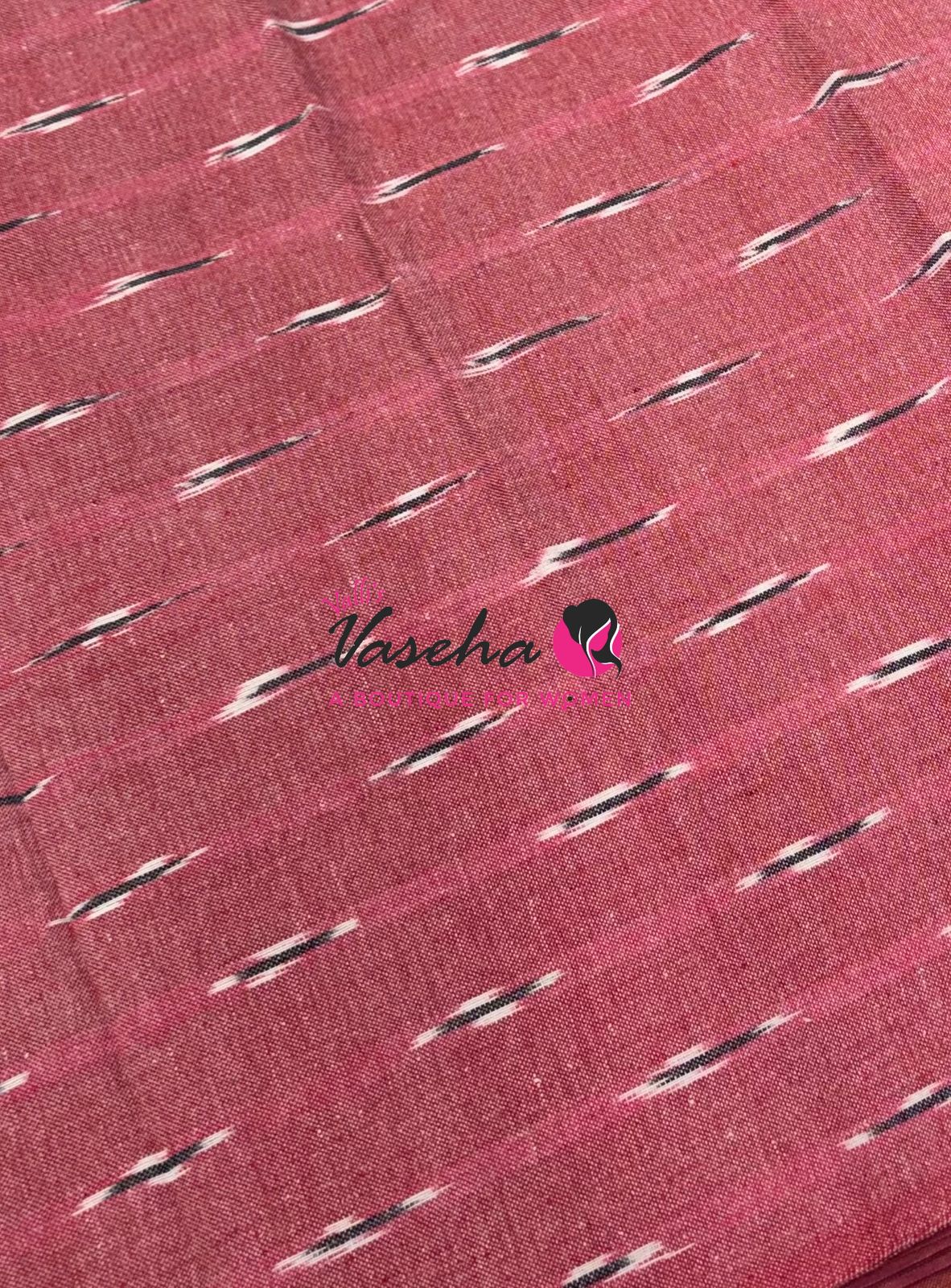 Ikkat Mercerised Cotton Saree - Single Ikkat - VVIKS001