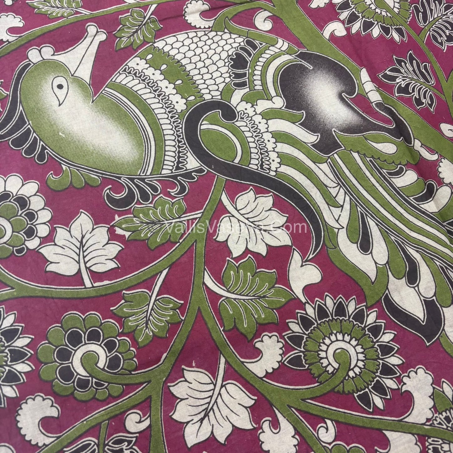 Pure Kalamkari Cotton Saree - VVPKC002