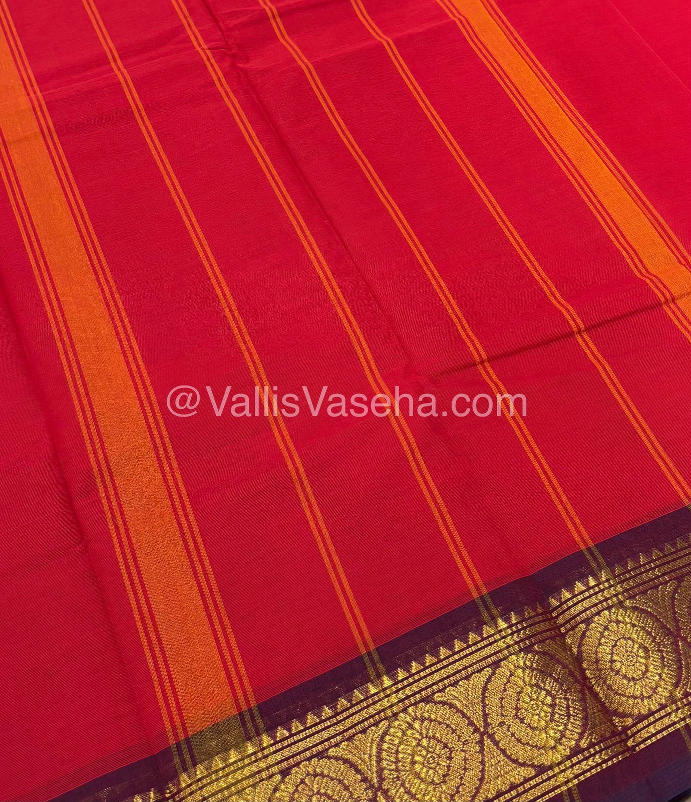 Kanchi Cotton Saree - VVKCS016