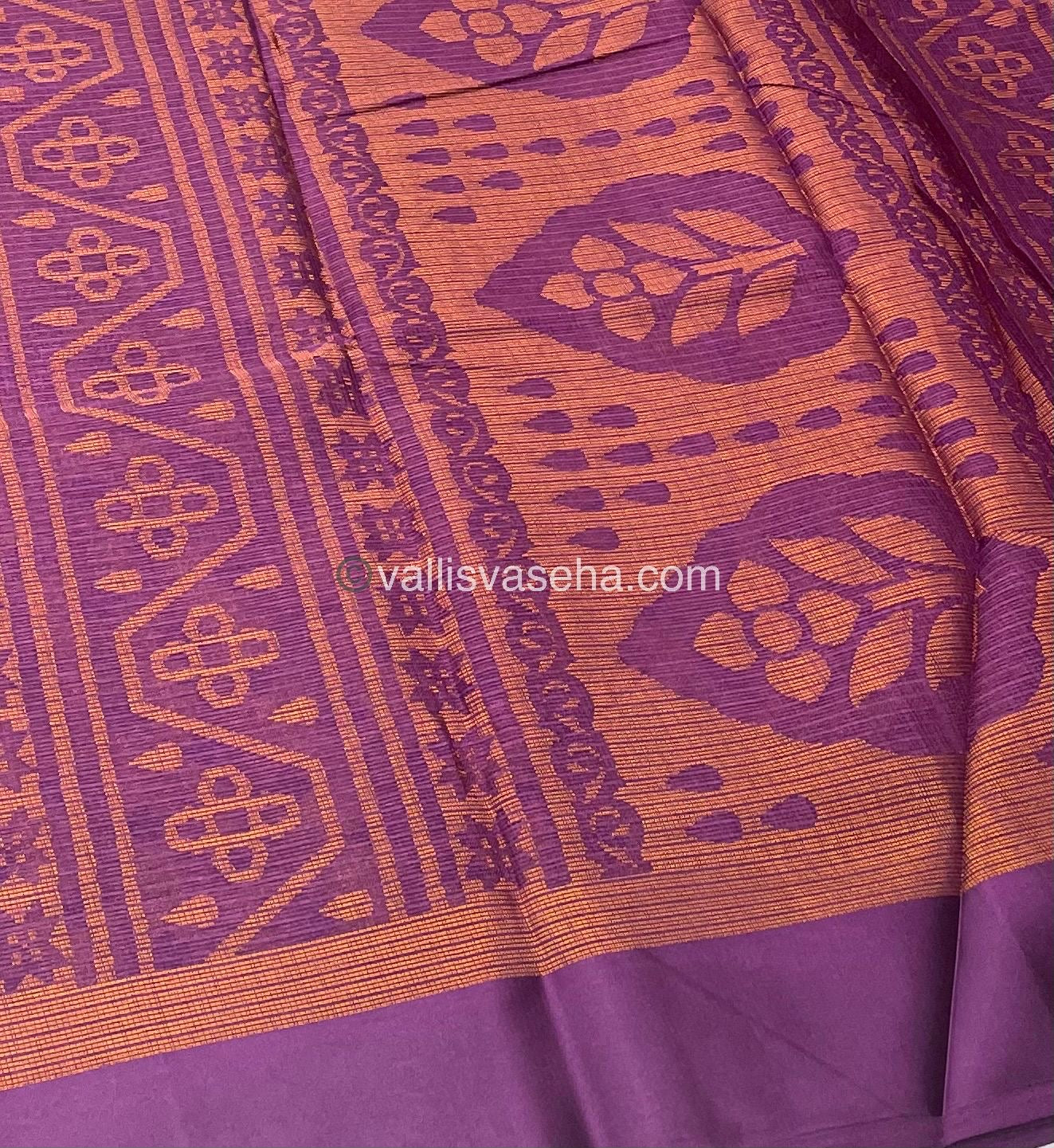 Mixed Cotton Brasso Saree - VVBS001
