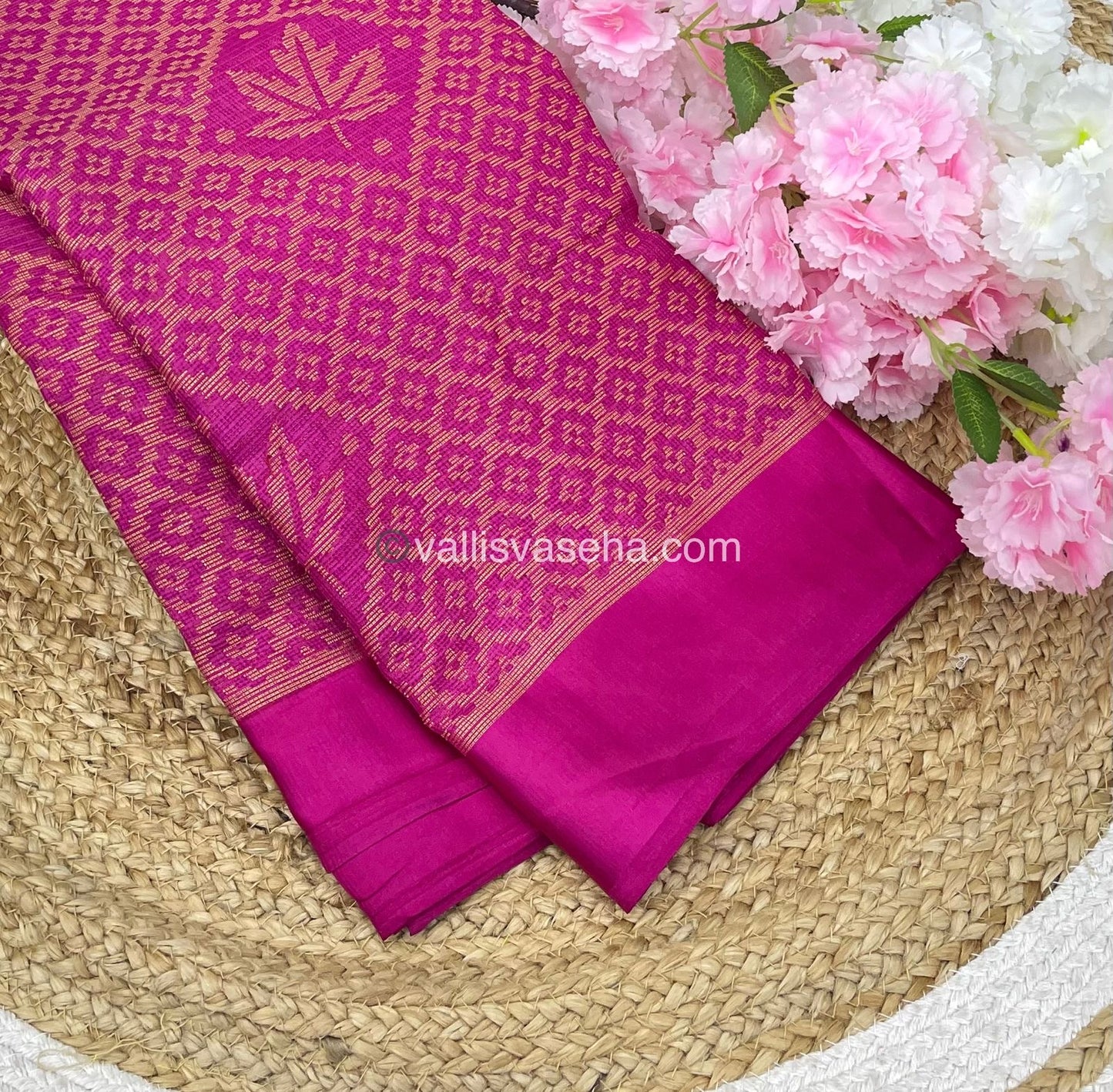 Mixed Cotton Brasso Saree - VVBS001