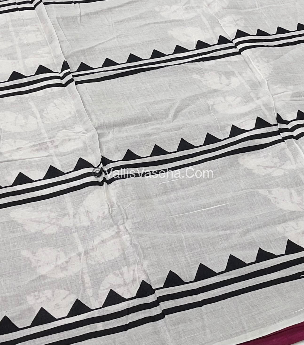 Pure Soft Mul Mul Cotton Sarees - VVMMC002
