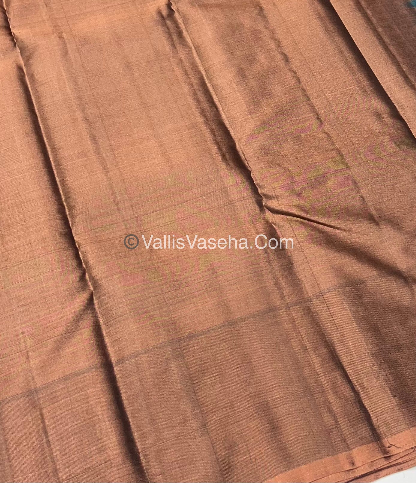 Half Mix - Pure Soft Silk Saree - VVPSS030