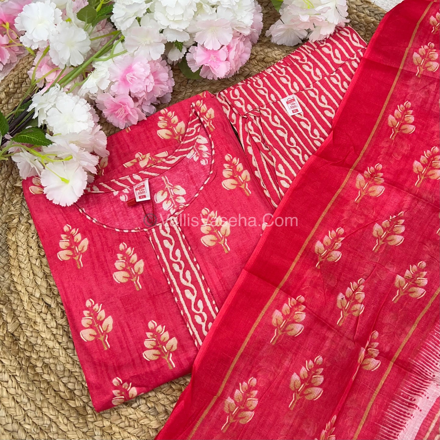 Ready Made - Salwar, Kameez & Duppatta(3pc) - Printed - VVRBS002
