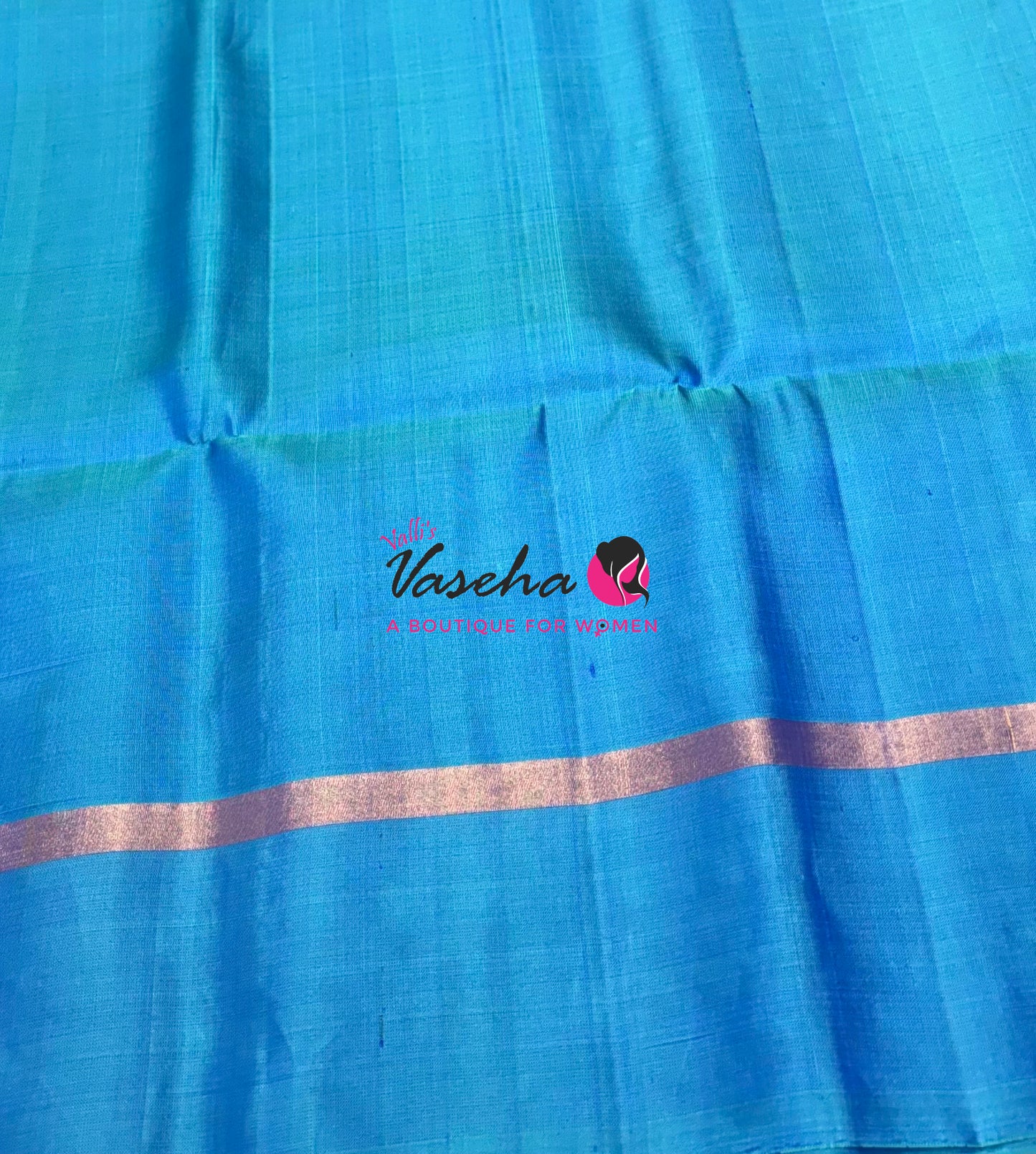 Pure Soft Silk Saree - Dual Tone Purple With Blue - VVPSS093