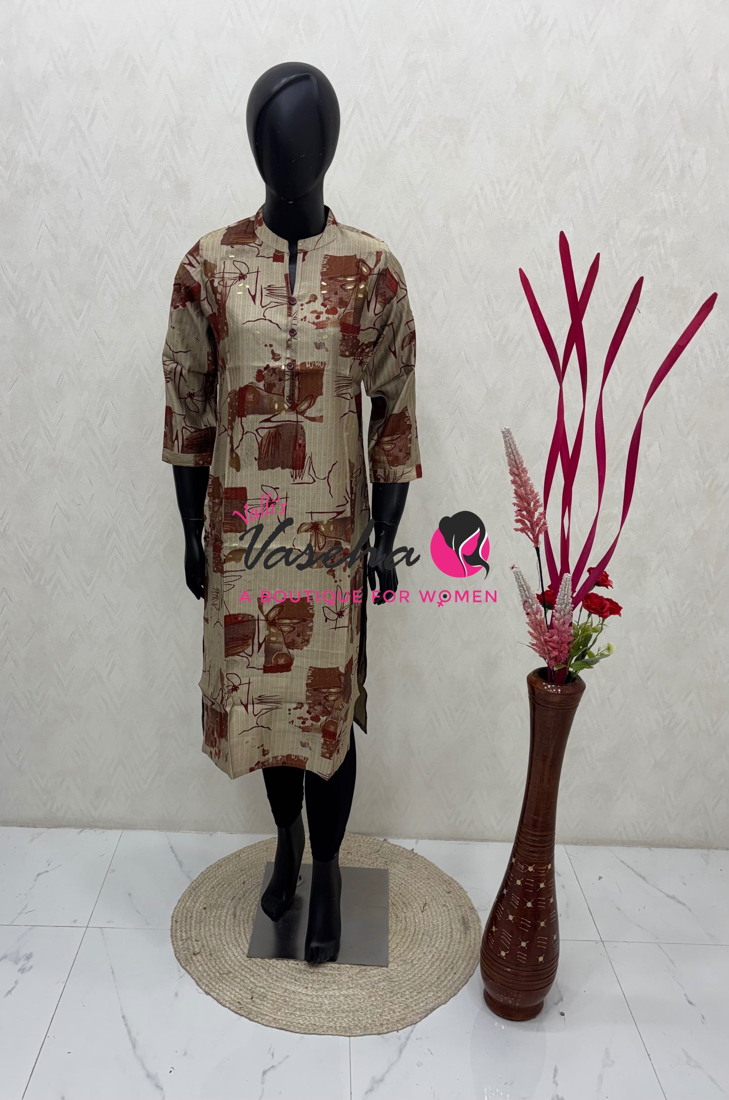 Ready Made - Kurti - Straight Cut - VVRMS021