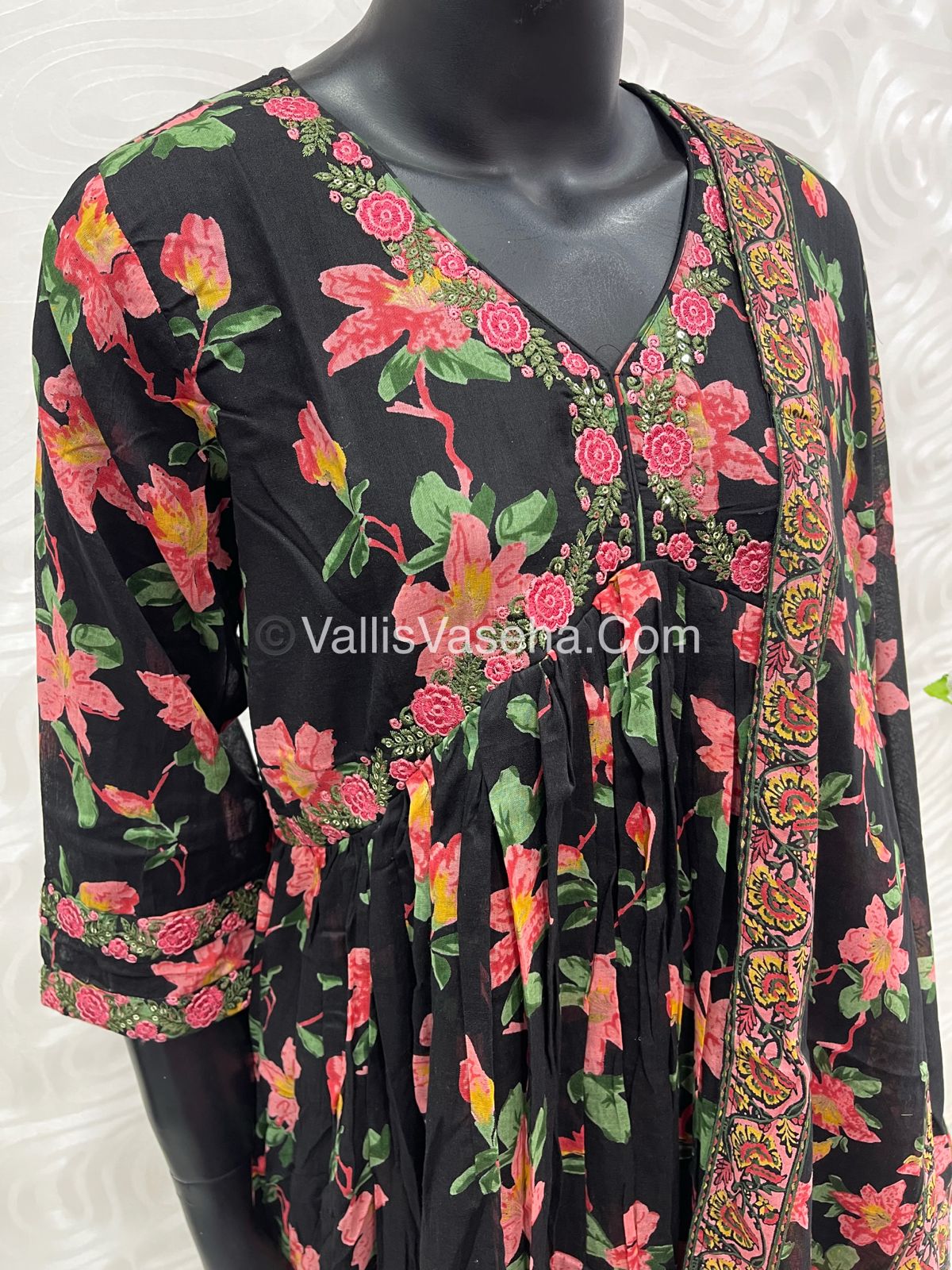 Ready Made - Salwar, Kameez & Duppatta(3pc) - Alia Cut - Mixed Cotton - VVRAS001