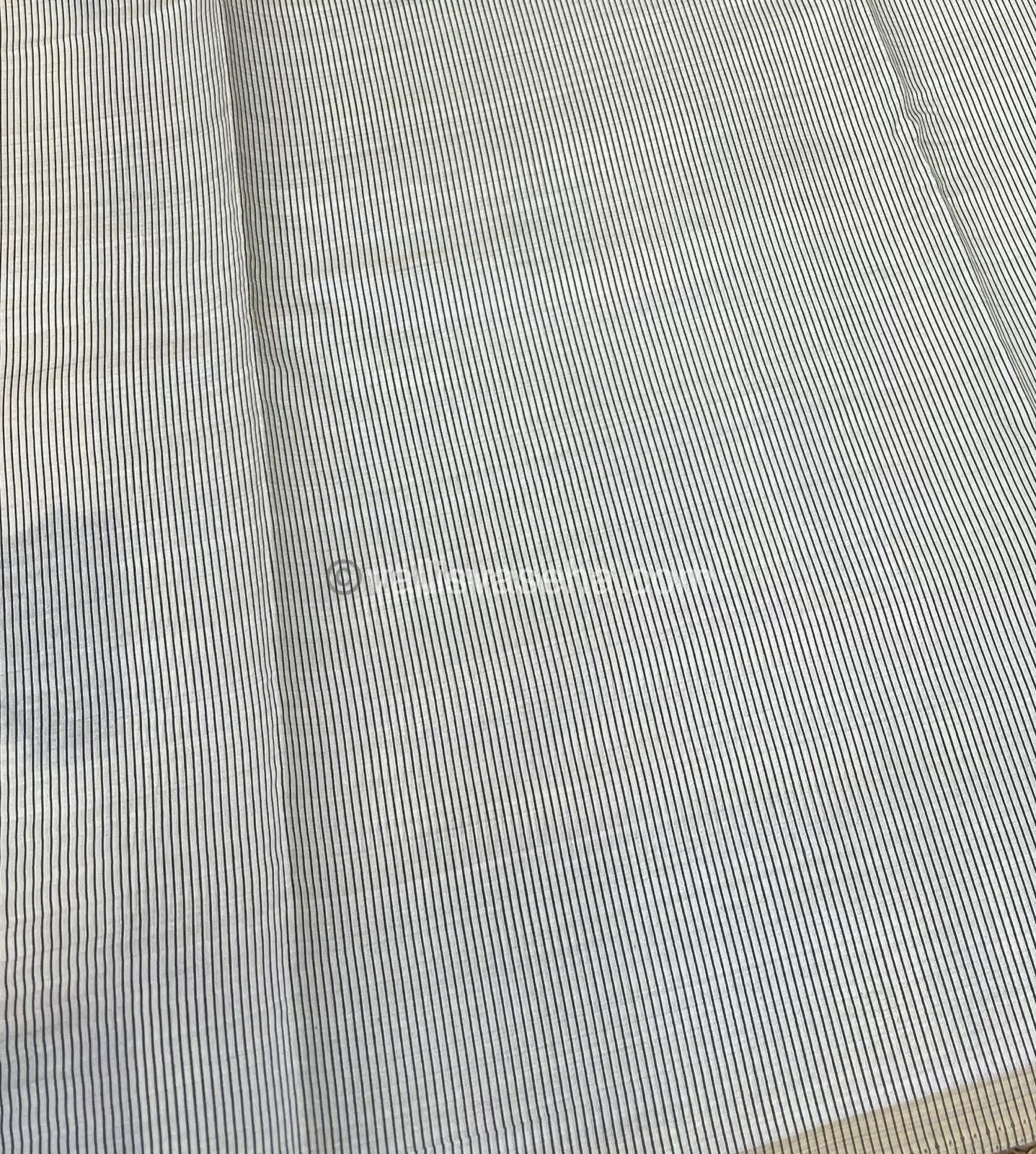 Semi Tussar Silk Saree - Cream shade - VVSTS009
