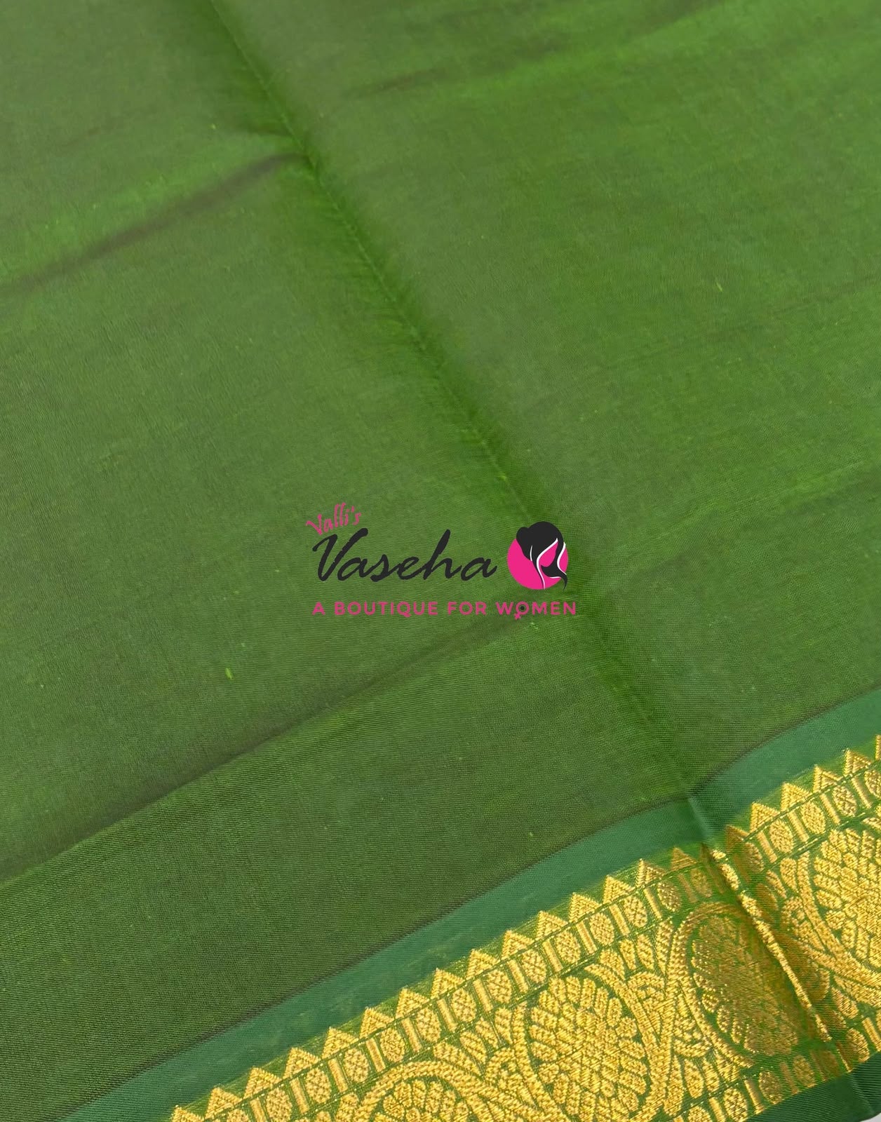 Semi Silk Cotton Saree | Double Leaf Butta Design |VVSSC016