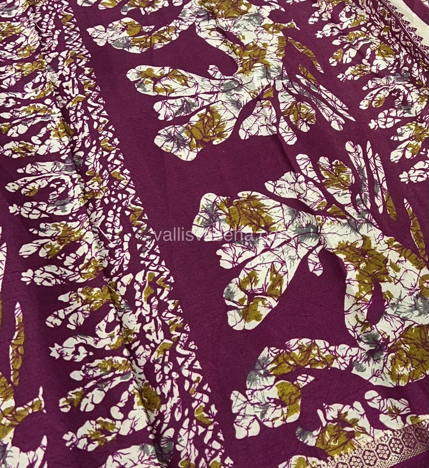 Budget Friendly Sarees - Casual Wear Sarees - Crackle Silk - VVCS001