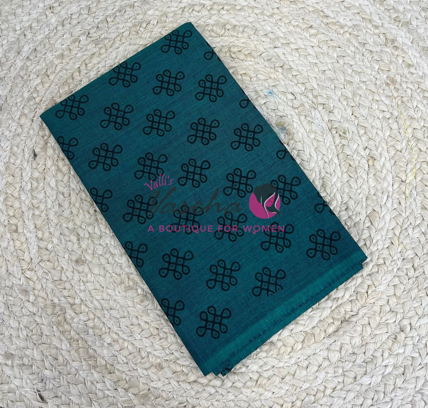 Blouse Bit - Kolam Print - 1 mtr - VVBB001