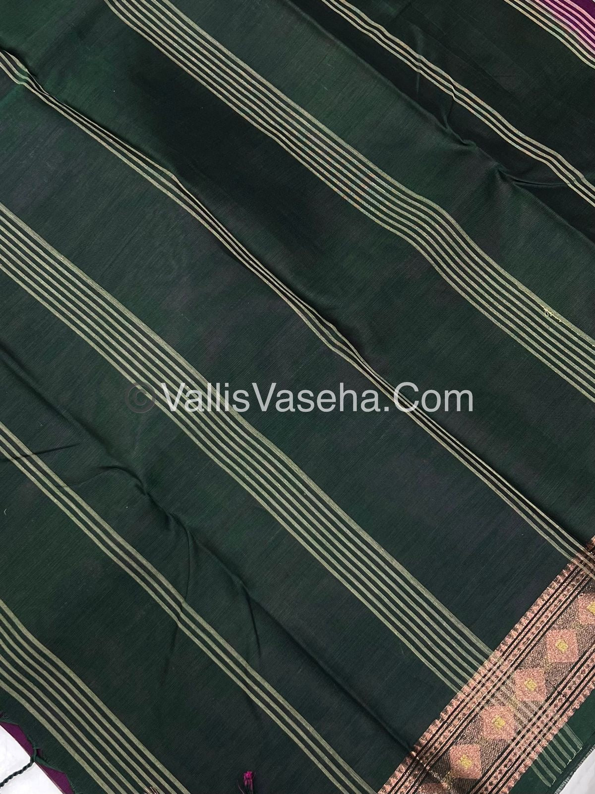 Dhaka Cotton Saree - VVDCS002